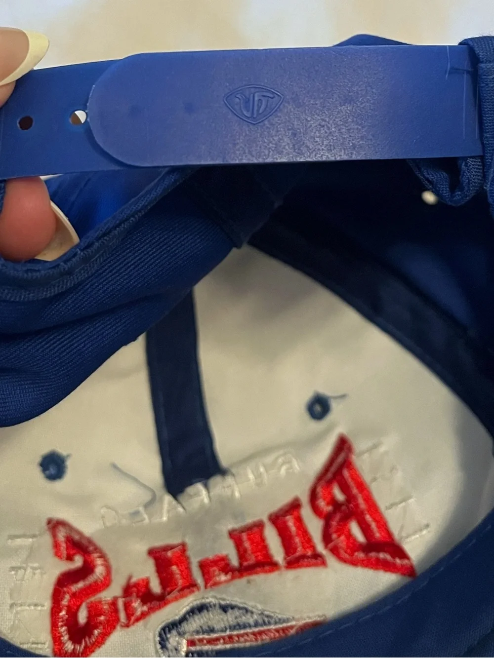 Vintage Youngan NFL Blue Buffalo Bills Logo Snapback Hat